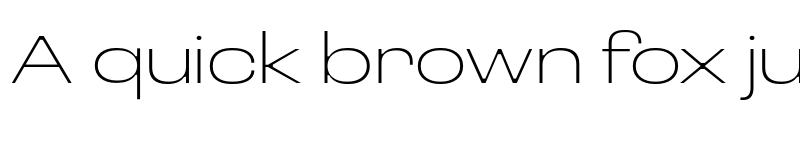 Preview of Loos Extended Extra Light font