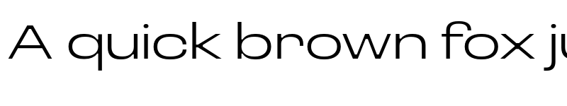 Preview of Loos Extended Light font