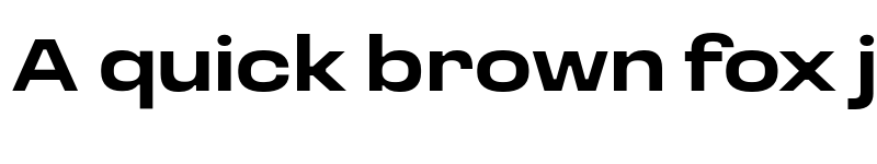 Preview of Loos ExtraWide Bold font