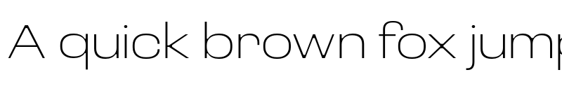 Preview of Loos ExtraWide Extra Light font