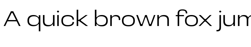 Preview of Loos ExtraWide Light font