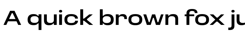 Preview of Loos ExtraWide Medium font