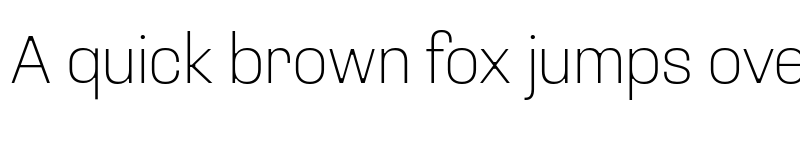 Preview of Loos Normal Extra Light font