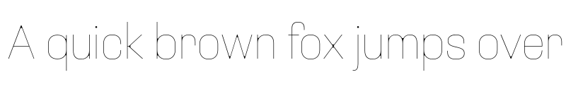 Preview of Loos Normal Thin font