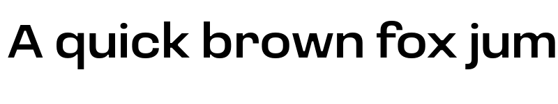 Preview of Loos Wide Medium font