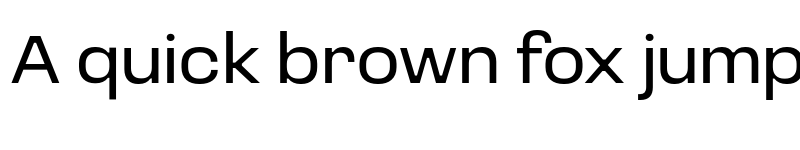 Preview of Loos Wide Regular font