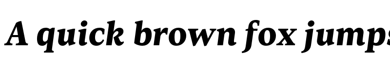 Preview of Loretta ExtraBold Italic font