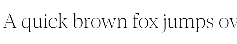 Preview of Loretta ExtraLight Display font