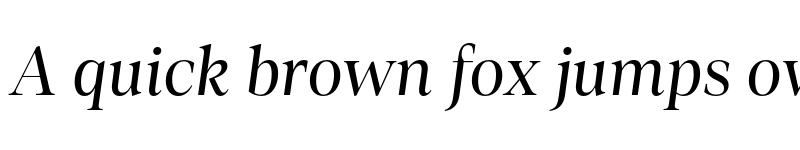 Preview of Loretta Italic Display font