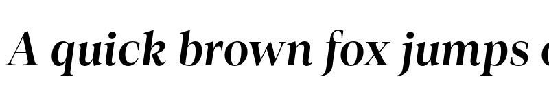 Preview of Loretta SemiBold Italic Display font