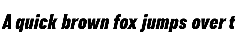 Preview of Lorimer No 2 Condensed Black Italic font