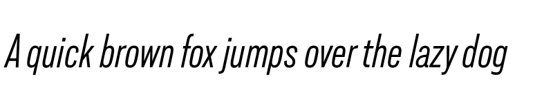 Preview of Lorimer No 2 Condensed Light Italic font