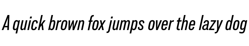 Preview of Lorimer No 2 Condensed Medium Italic font