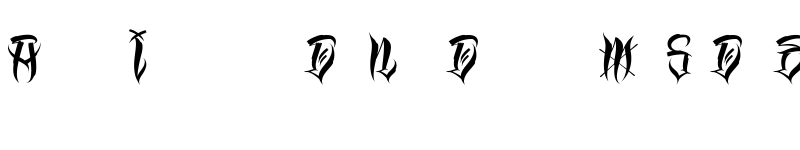 Preview of Los Angeles Homies Regular font