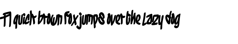Preview of los vatos locos Regular font