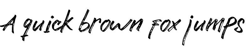 Preview of Lost Rock Regular font