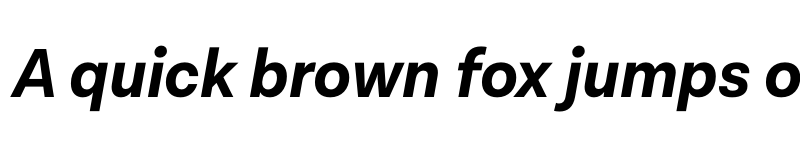 Preview of Lota Grotesque Bold It font