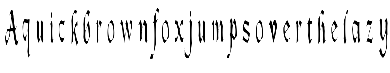 Preview of Lotharus Regular font