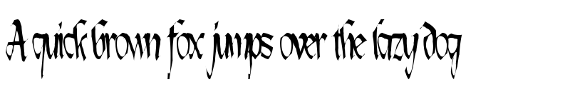 Preview of Lotharus Wide Top Regular font