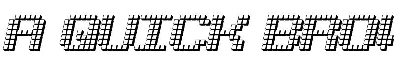 Preview of LotsOfDotz Regular font