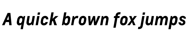 Preview of Louis Bold Italic font