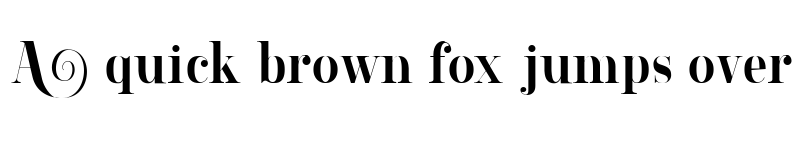 Preview of Lourena Regular font