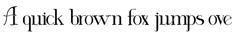 Preview of Louries Regular font