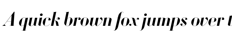 Preview of Louvette Banner Semi Bold Italic font