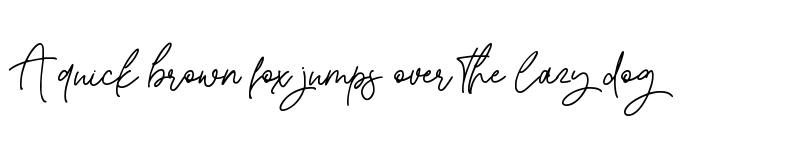 Preview of Lova Romantic Regular font