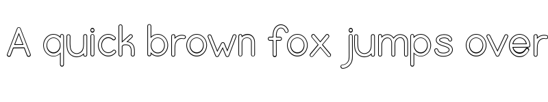 Preview of Love Amsterdam Sans Outline Regular font