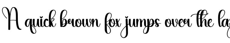 Preview of Love Friend Regular font