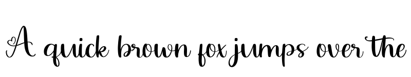 Preview of Love Vale Regular font