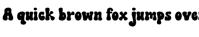 Preview of Lovely Groovy Regular font