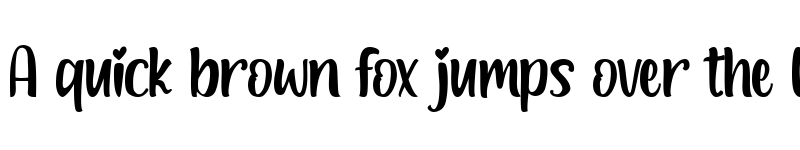 Preview of Lovely Kids Regular font