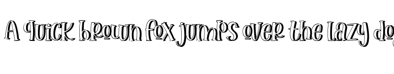 Preview of Lovely Unicorn Shadow Shadow font