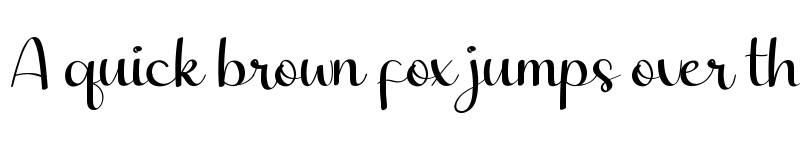 Preview of Loving Stay Regular font