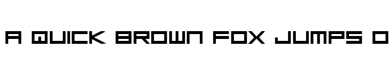 Preview of Low Gun Screen Bold Expanded Bold Expanded font