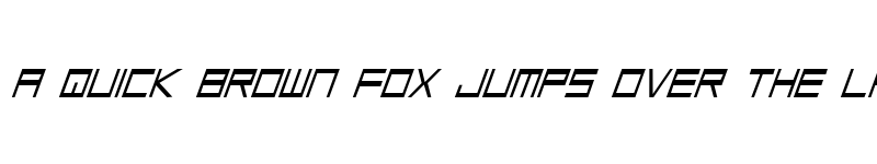 Preview of Low Gun Screen Condensed Italic Condensed Italic font