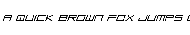 Preview of Low Gun Screen Expanded Italic Expanded Italic font