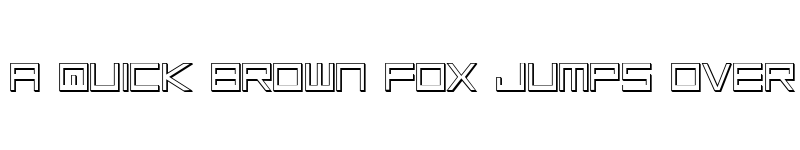 Preview of Low Gun Screen Outline Outline font