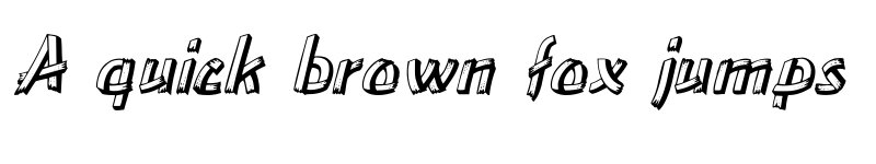 Preview of Lower East Side Italic font