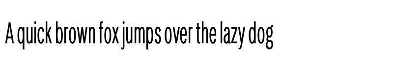 Preview of LT Amber Compressed Regular font