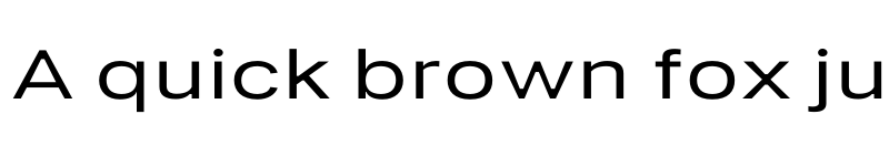 Preview of LT Amber Wide Extra-expanded Medium font