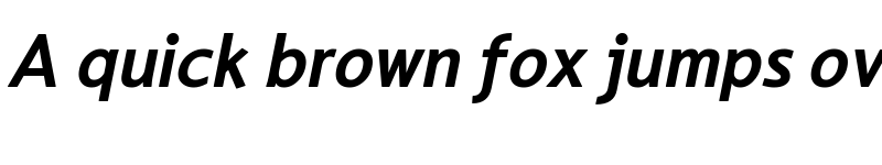 Preview of LT Asus Bold Italic font