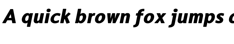 Preview of LT Asus Heavy Italic font