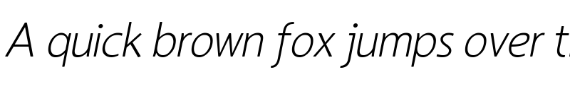 Preview of LT Asus Light Italic font