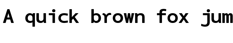Preview of LT Asus Mono Bold font