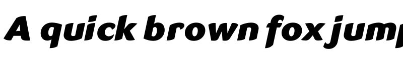 Preview of LT Flode Neue Black Italic font