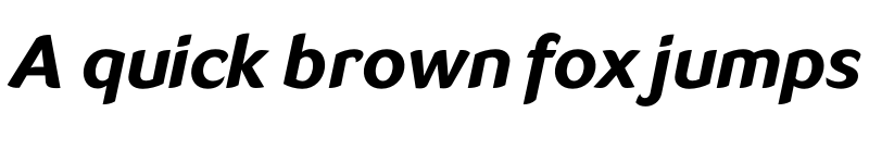 Preview of LT Flode Neue Bold Italic font