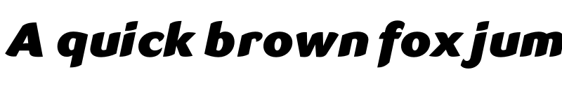 Preview of LT Flode Neue Extra Black Italic font